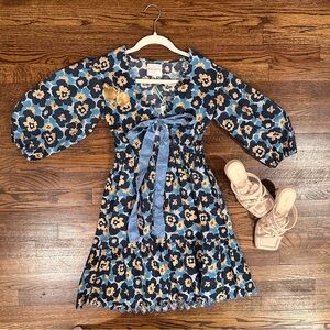 NWT Floral Dress With Tie